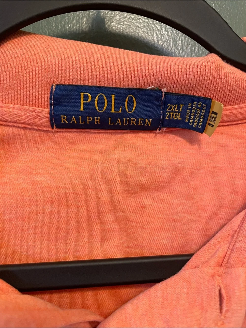 Polo by Ralph Lauren Orange Polo Shirt | 2XL